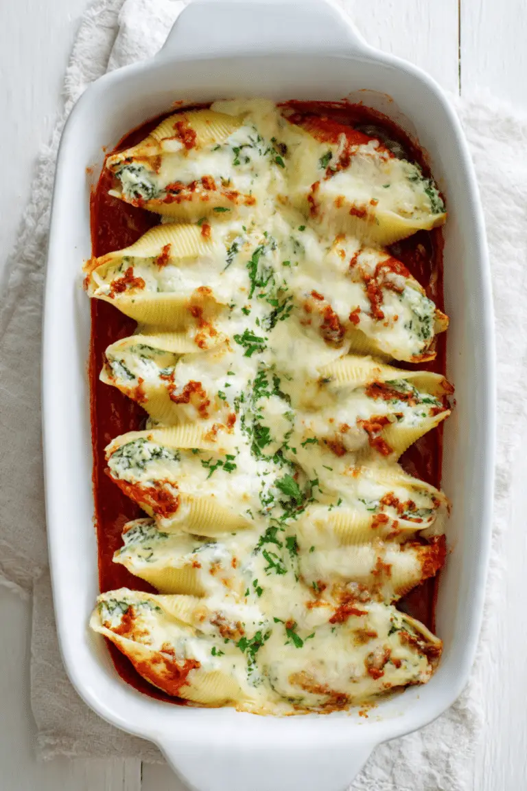 Christmas Stuffed Shells Recipe