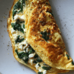 Spinach Feta Omelette Recipe