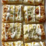 Pizza Squares with White Sauce Recipe