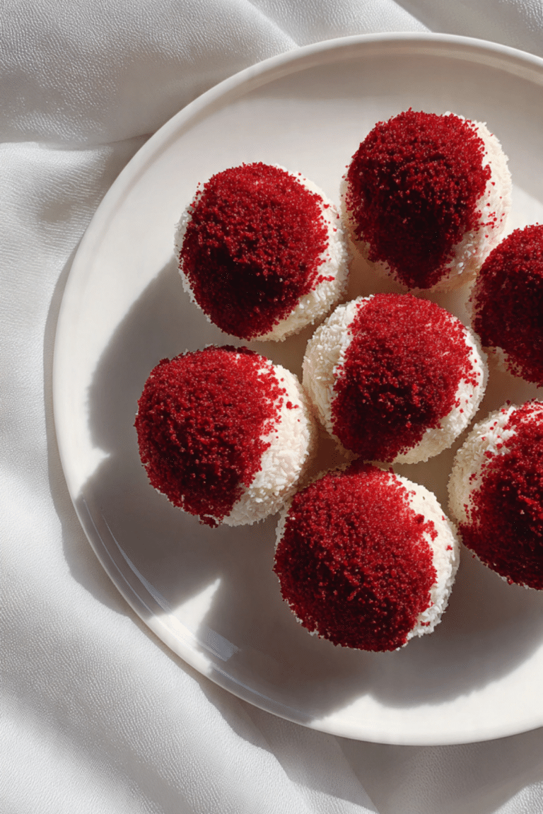 Red Velvet Snowballs