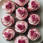 Heart Beet Cupcakes