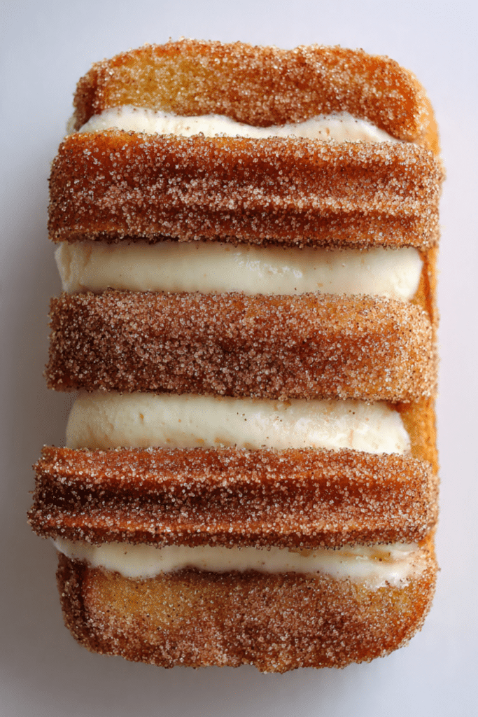 Churro French Toast Ice Cream Sandwich