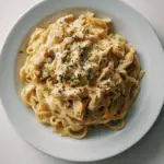 Creamy Crockpot Chicken Pasta