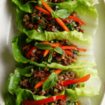 Thai Basil Beef Rolls