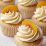 Peach Cream Cheese Cupcakes