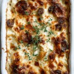 Balsamic Onion & Goat’s Cheese Pasta Bake Recipe