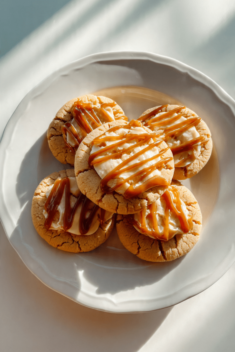 Caramel Cheesecake Cookies Recipe