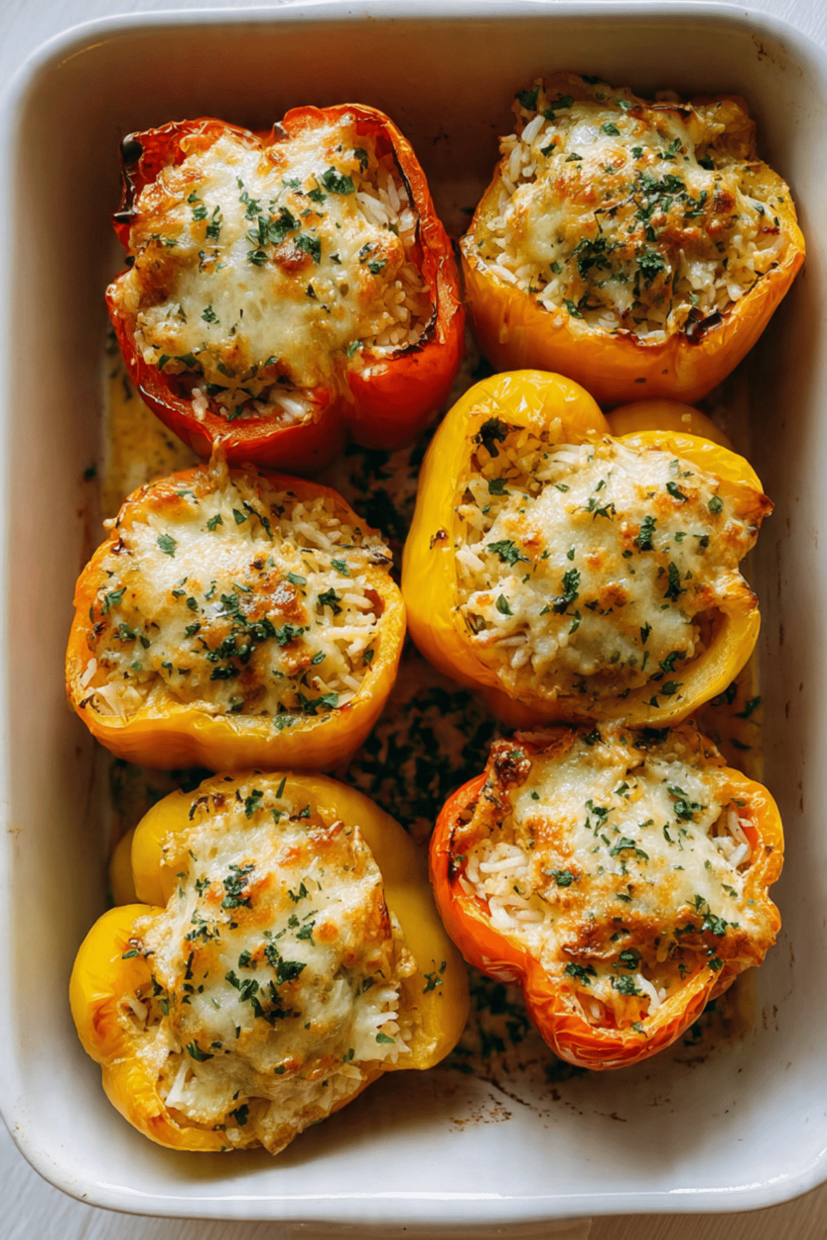 Cottage Cheese Stuffed Peppers