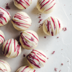 White Chocolate Raspberry Cheesecake Balls