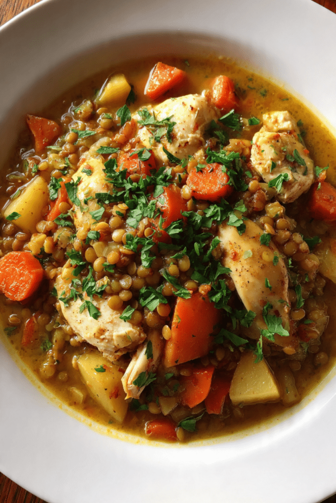 Chicken Lentil Stew