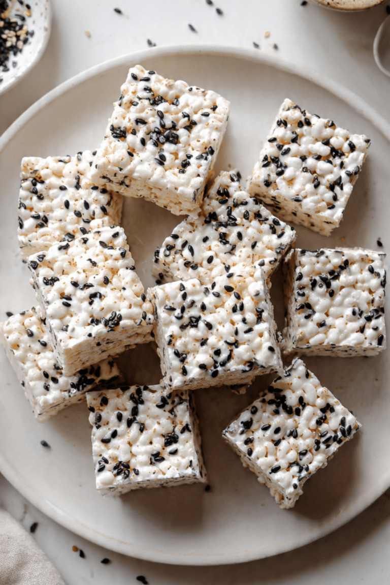 Black Sesame Rice Krispies