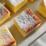 Vanilla Custard Cream Squares Recipe