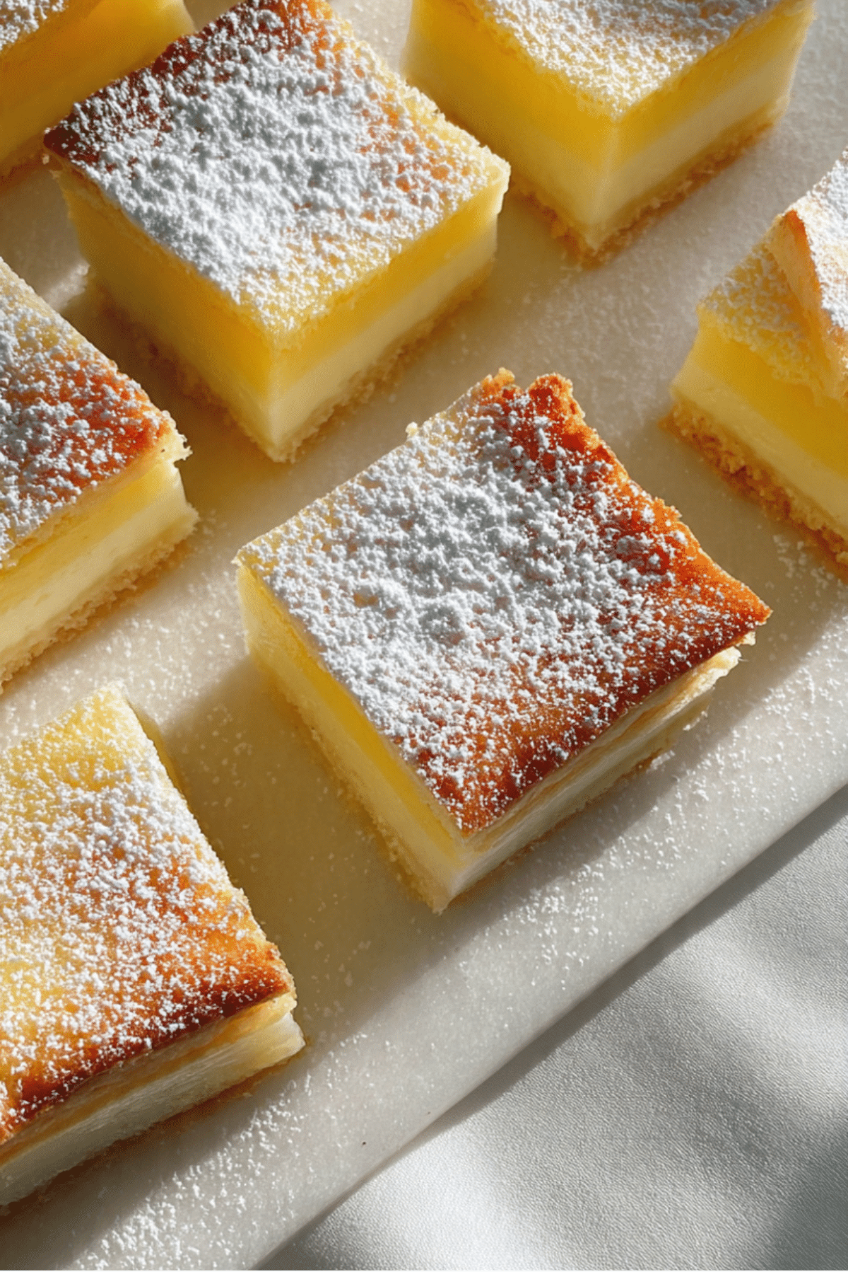 Vanilla Custard Cream Squares Recipe