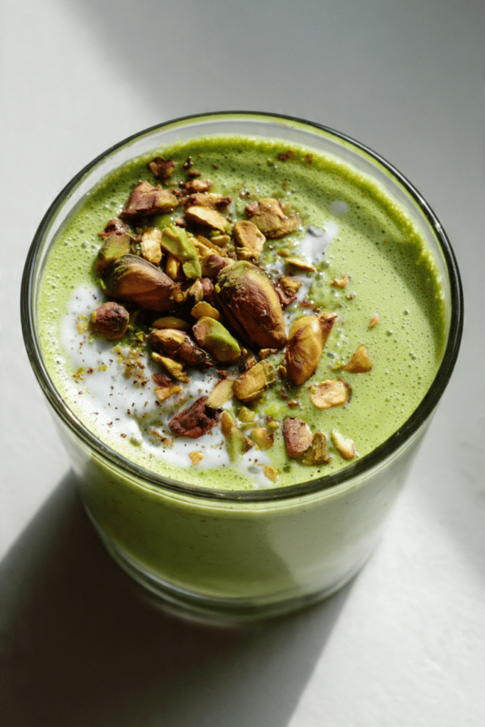 Matcha Pistachio Chia Pudding