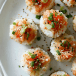 Spicy Baked Salmon Sushi Muffins