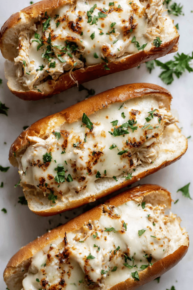 Chicken Alfredo Sloppy Joes Recipe