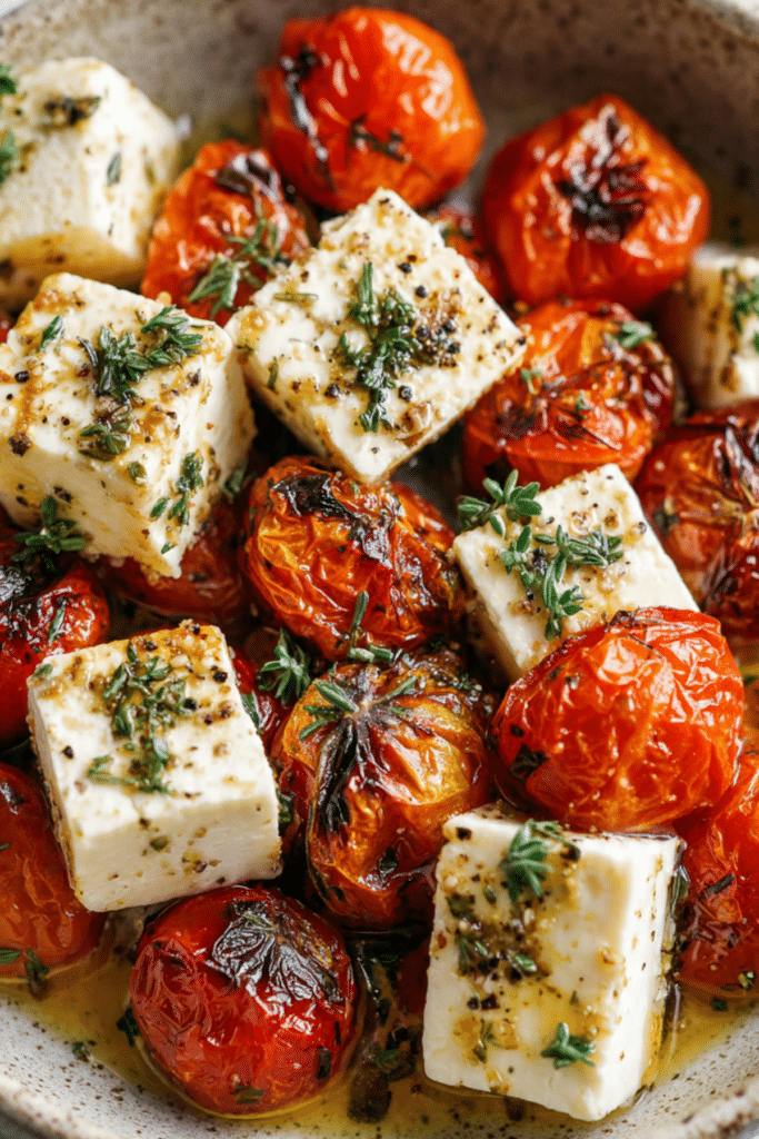 Marinated Feta with Roasted Tomatoes