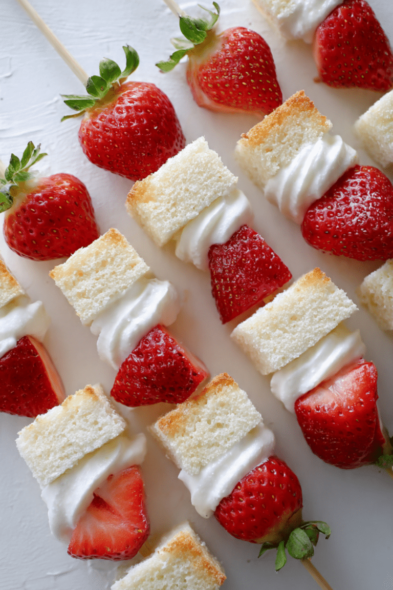 Strawberry Shortcake Kabobs