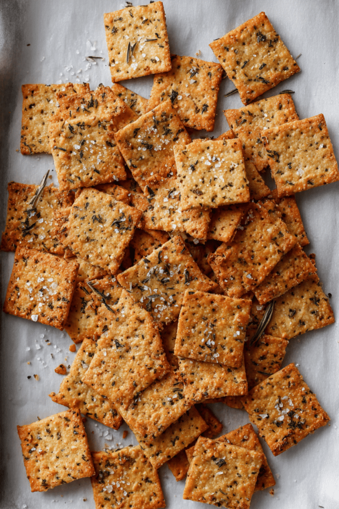 Savory Oat Crackers