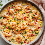 Creamy Shrimp and Corn Skillet