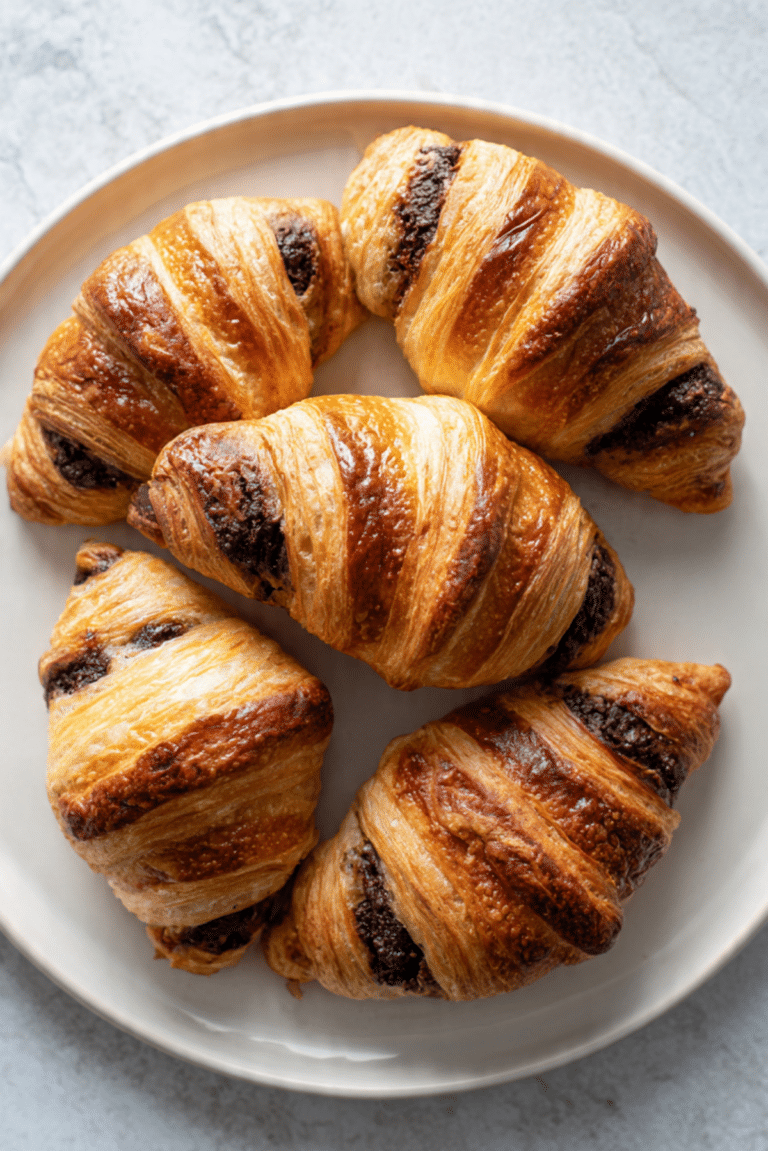 Brownie Batter Croissants Recipe