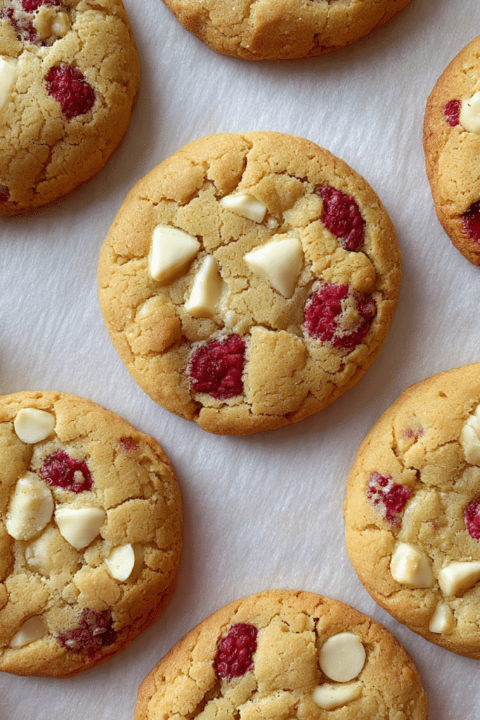 White Chocolate Raspberry Cookies