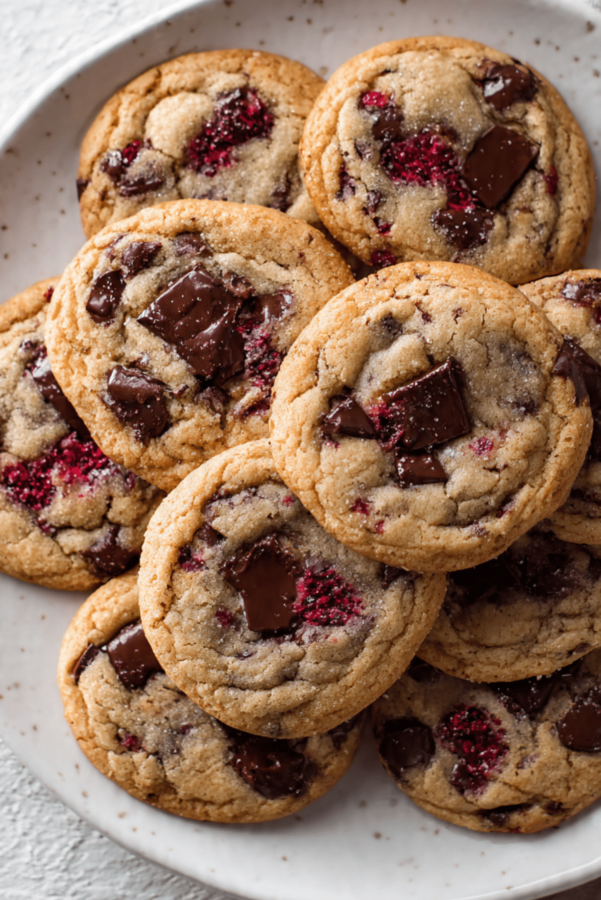 Chocolate Raspberry Cookies