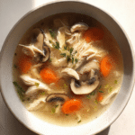 Clean Chicken Mushroom Soup