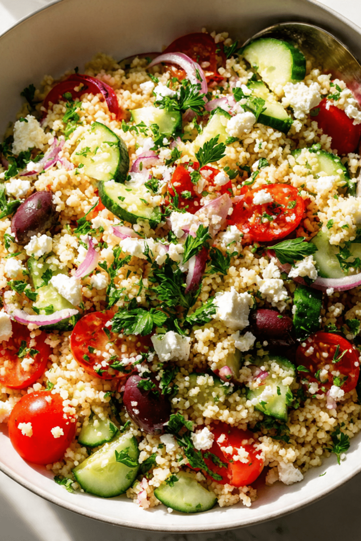 Easy Greek Couscous Salad
