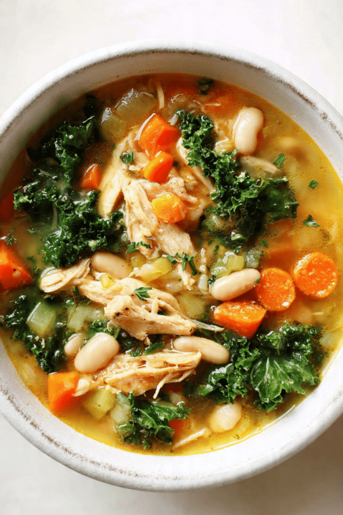 Hearty Chicken Tuscan Soup