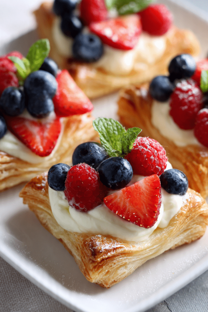 Fruit & Cream Cheese Breakfast Pastries