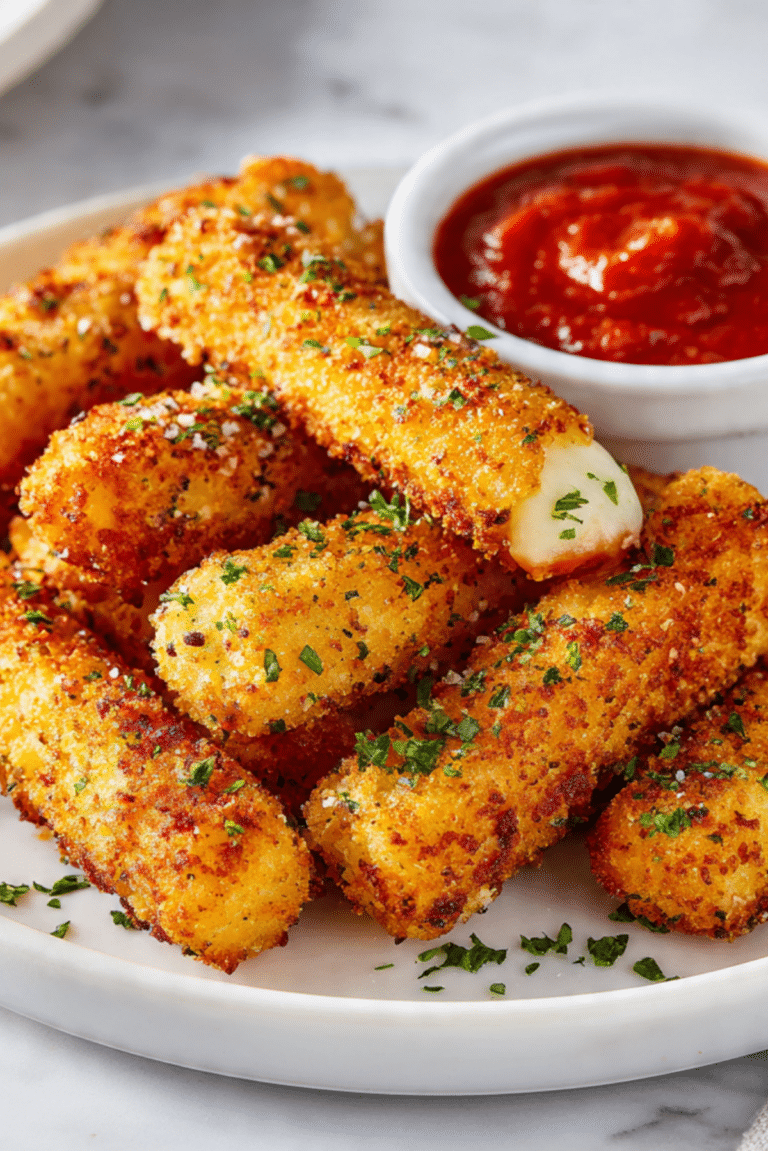 Air Fryer Mozzarella Sticks