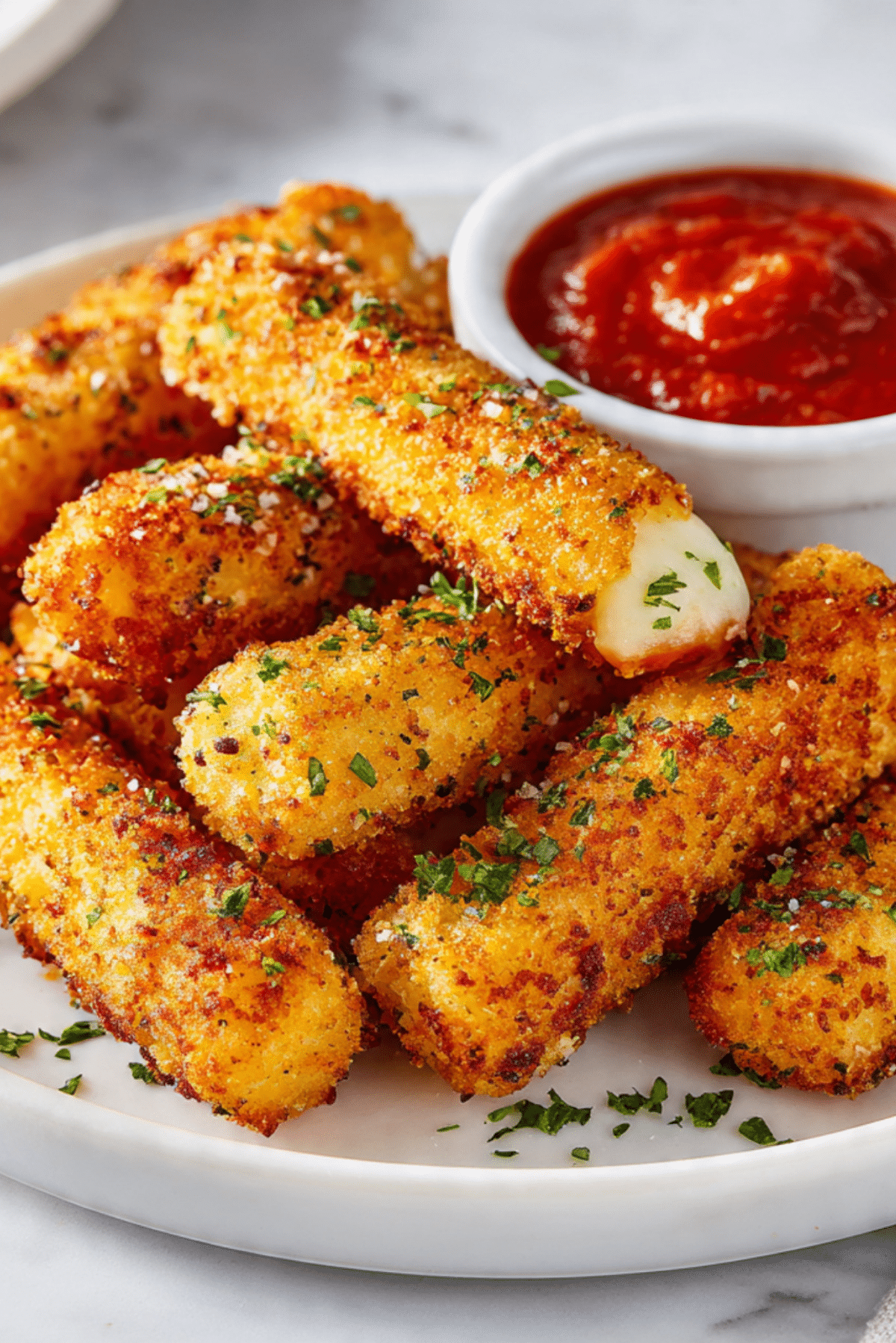 Air Fryer Mozzarella Sticks