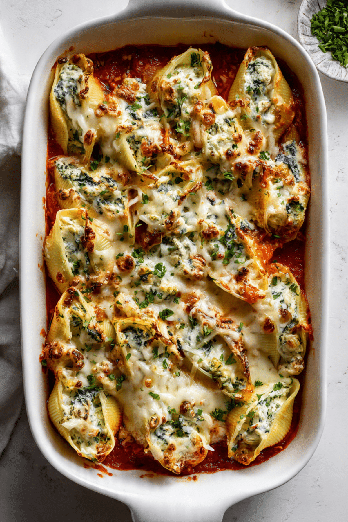 Baked Stuffed Pasta Shells