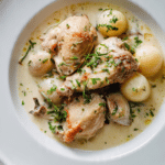 Chicken Fricassée with Shallots