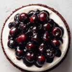No Bake Black Forest Cheesecake