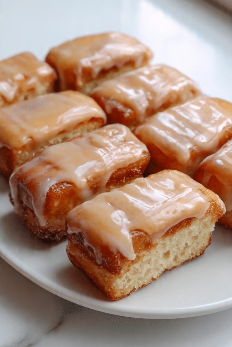 Maple Donut Bars