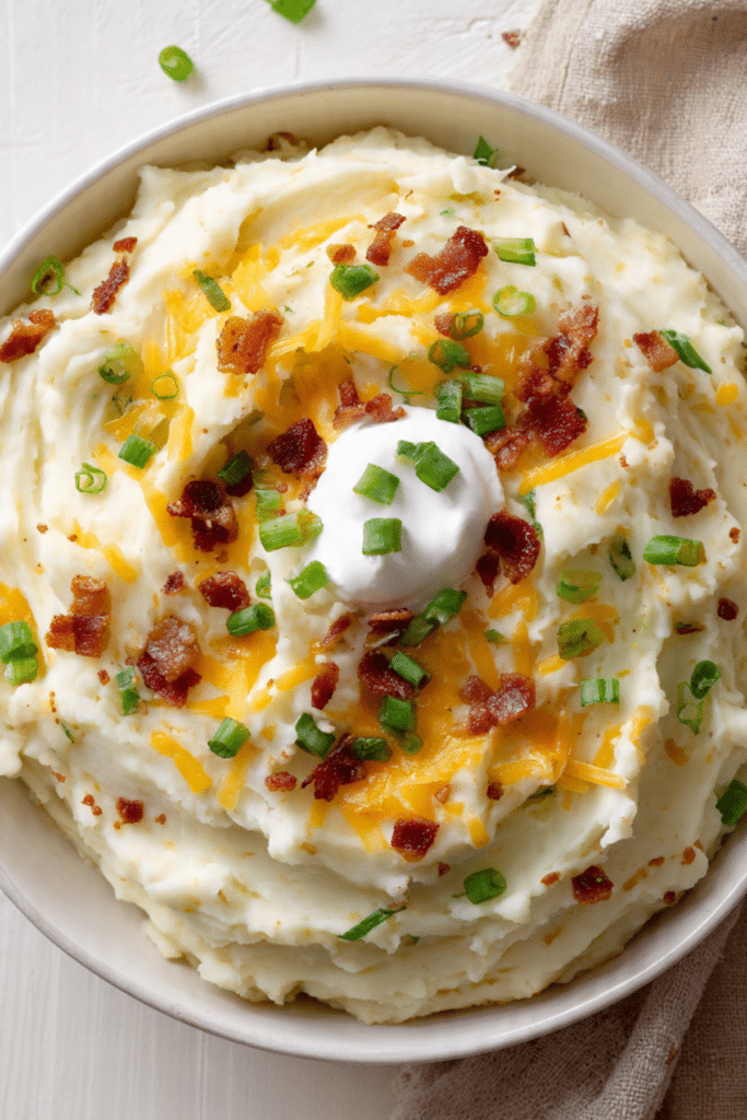 Homemade loaded mashed potato’s