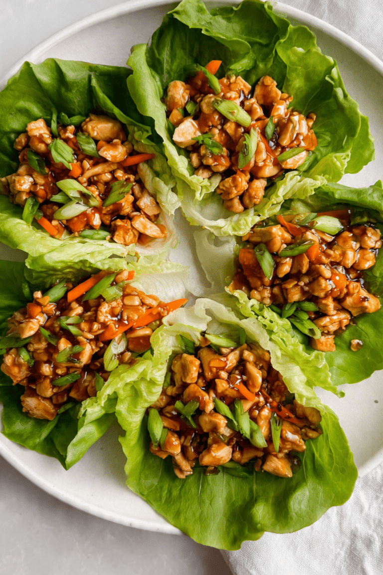 Chicken Lettuce Wraps