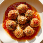 Ricotta Meatballs with the Crispy Topping