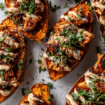 Peri-Peri Chicken Loaded Sweet Potatoes