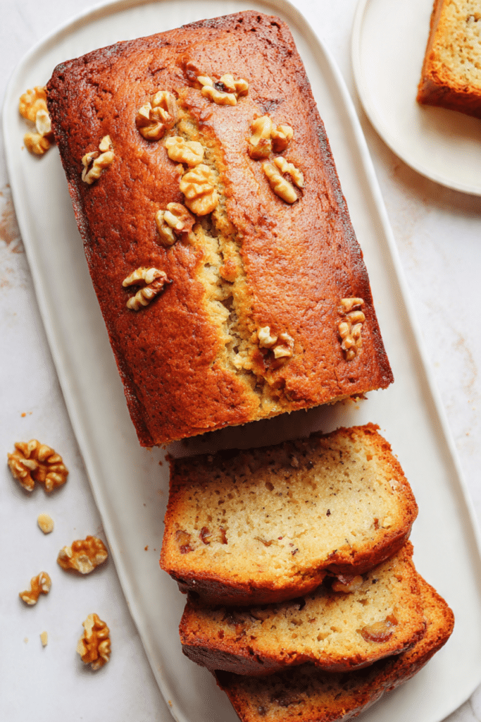 Banana Loaf with Walnuts