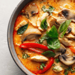 Thai Red Curry Chicken Soup