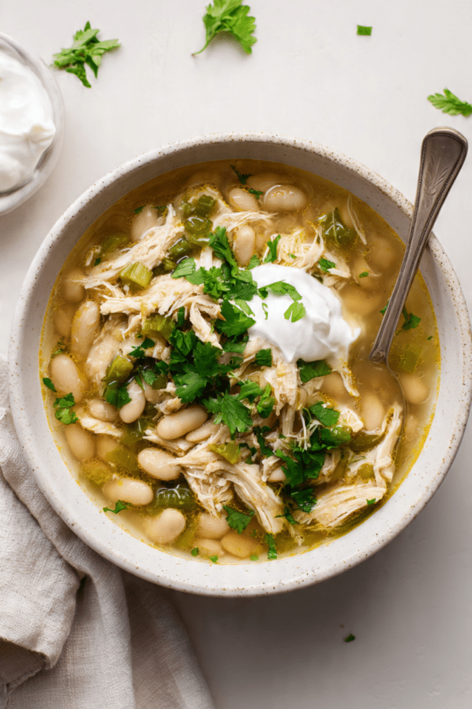 Pressure-cooker White Bean Chicken Chili