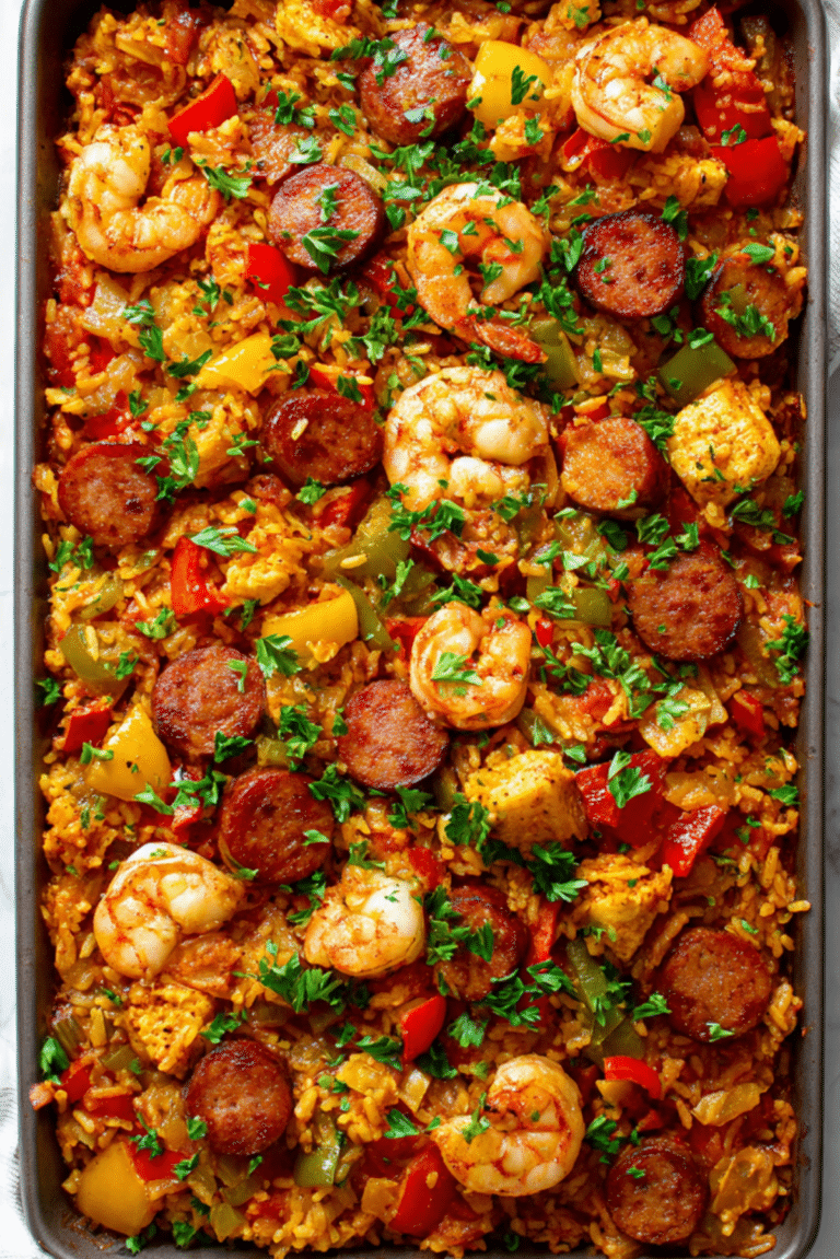 Sheet Pan Jambalaya