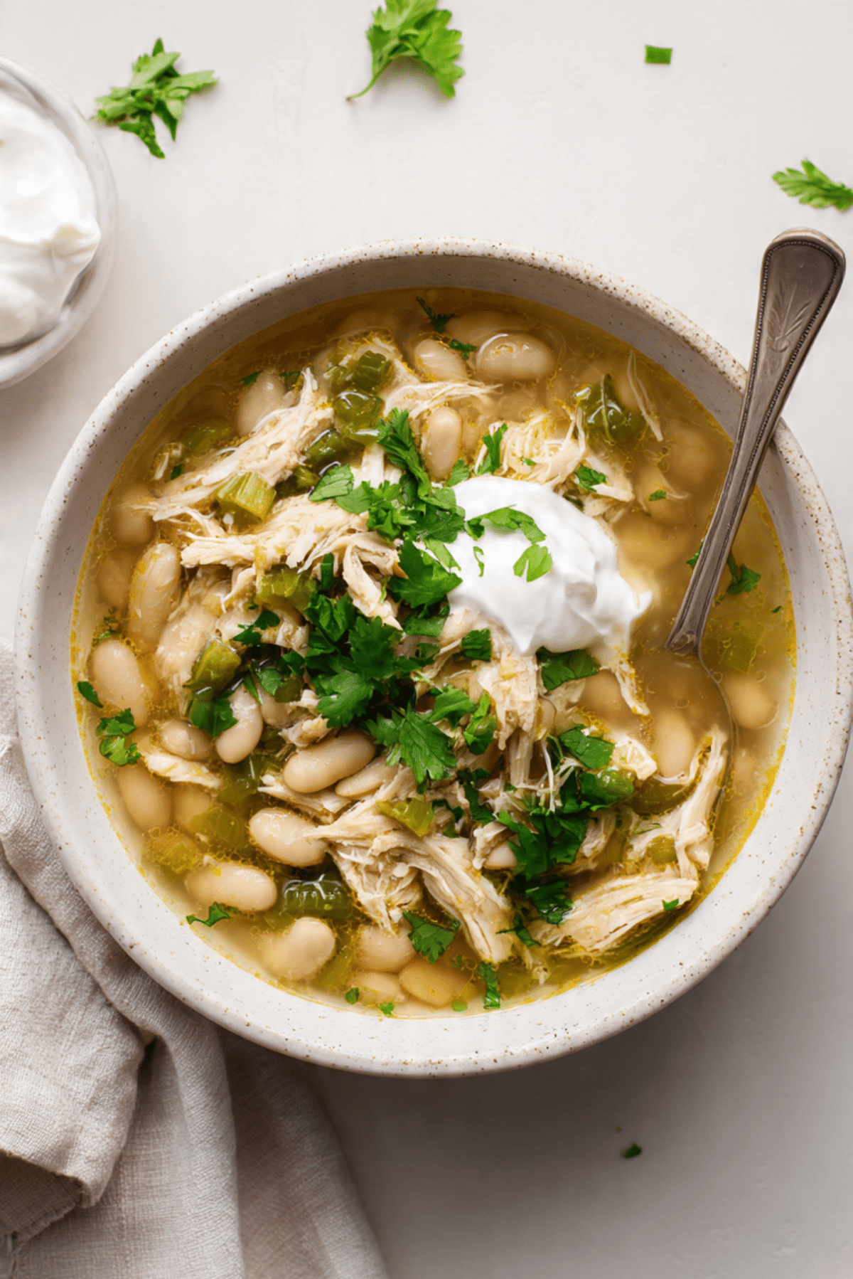 Pressure-cooker White Bean Chicken Chili