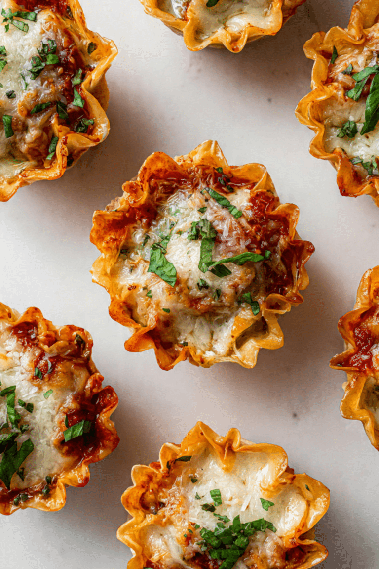 Dumpling Lasagna Cups