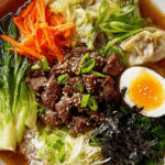 Bulgogi Mandu Broth Rice Bowl