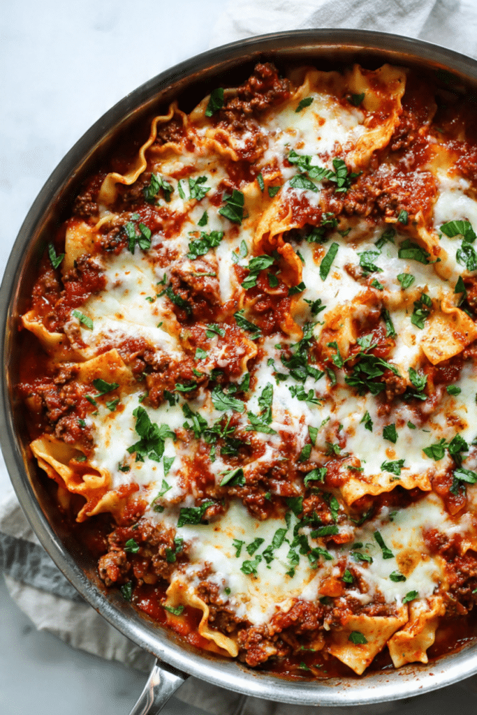 Stovetop Skillet Lasagna