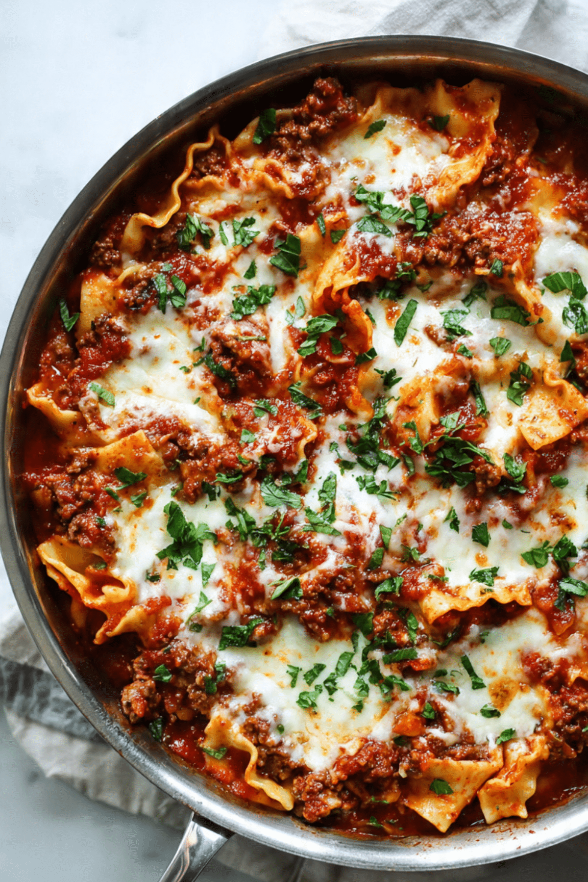 Stovetop Skillet Lasagna